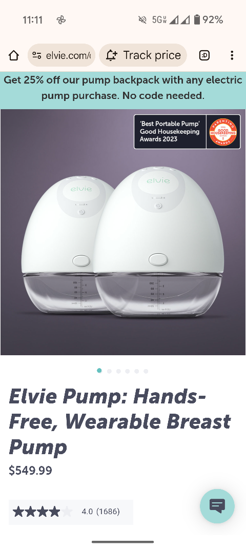 Elvie Pump: Hands-Free, Wearable Breast Pump - photo 2