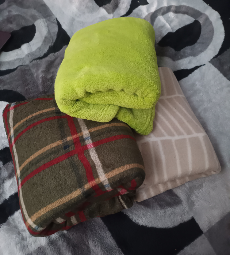 Three Cozy Fleece Blankets