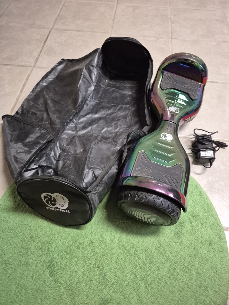 Used Hoverboard with Carrying Case and Charger - photo 3