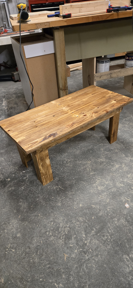 Rustic Reclaimed Wood Coffee Table - photo 3