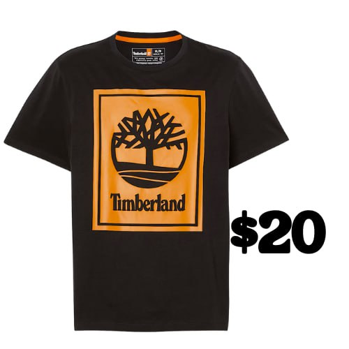 Timberland Men's Black T-Shirt