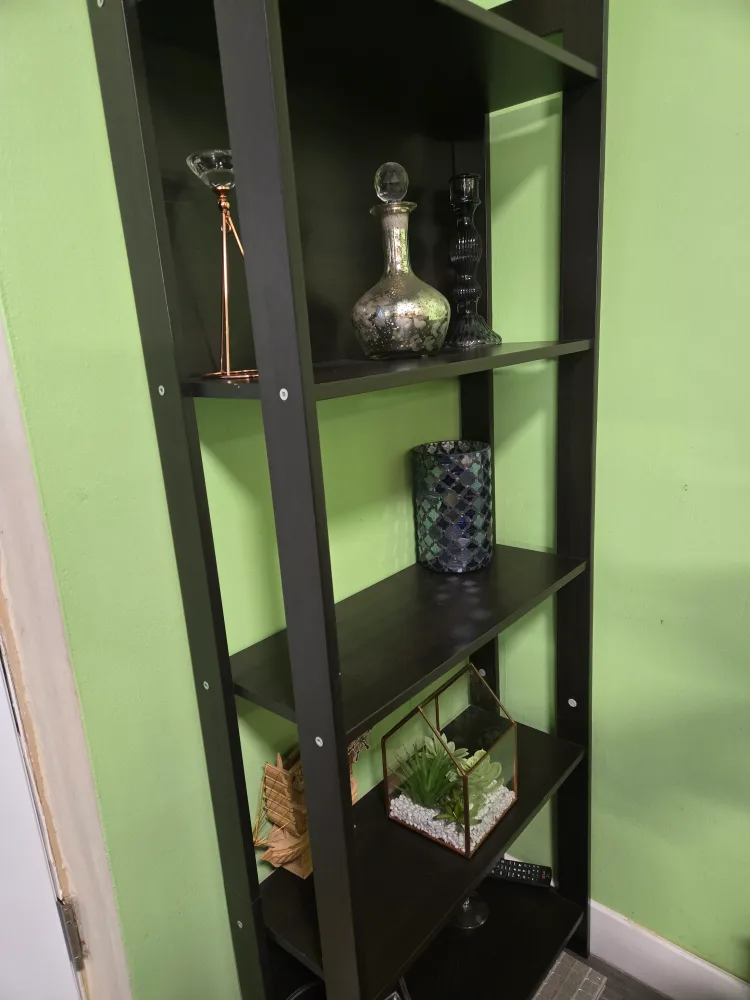Tall Black Bookshelf/Storage Unit image indicator(3)