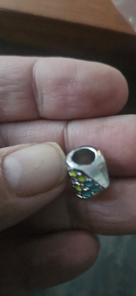 Colorful Heart Charm Bead - photo 2