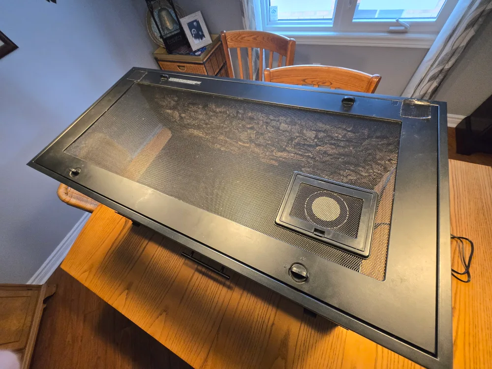 40 Gallon Reptile Tank w/ Heating Mat and 3D Cork Background image indicator(3)