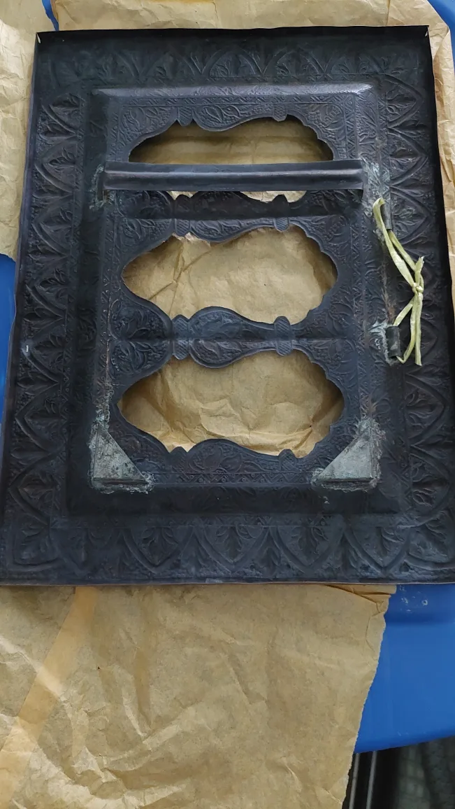 Antique Metal Wall Decor Panel image indicator(2)