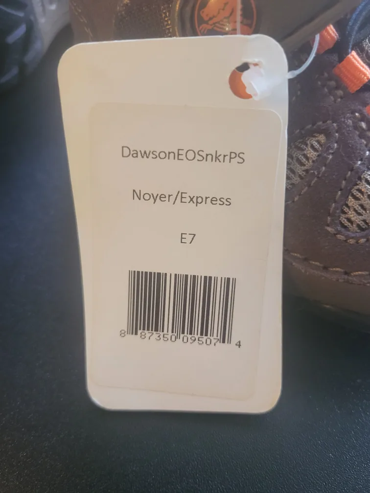 crock's toddler' Size 7 Brown and Orange Hiking Shoes image indicator(6)