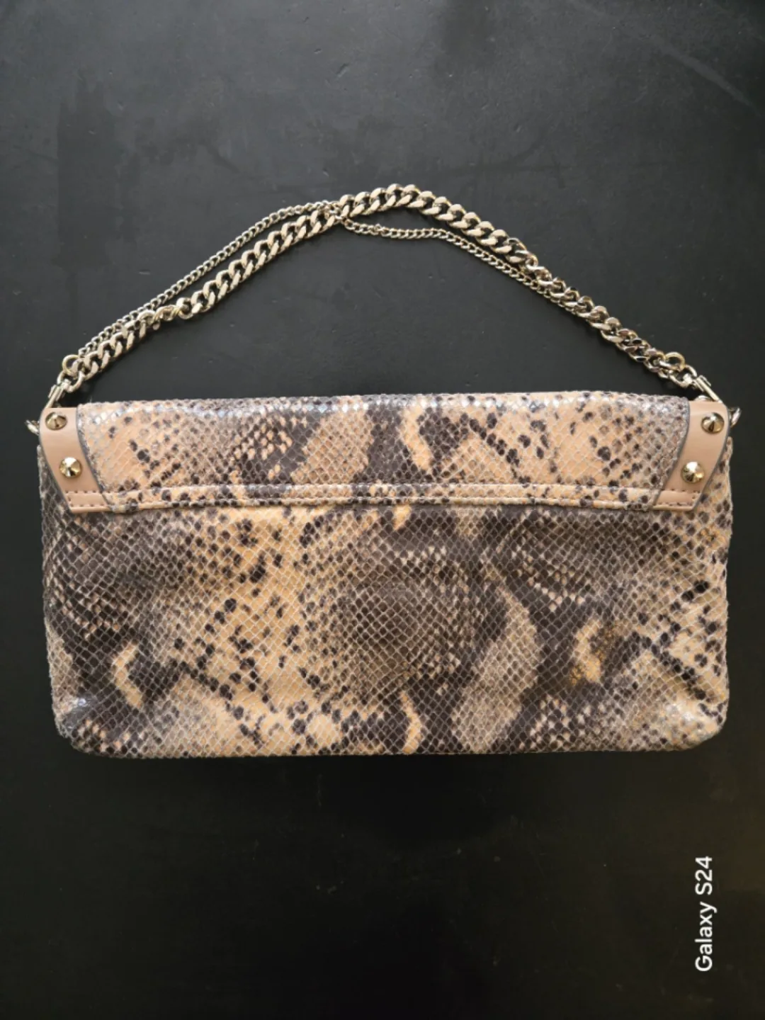 BCBGMAXAZRIA Snakeskin Clutch image indicator(5)