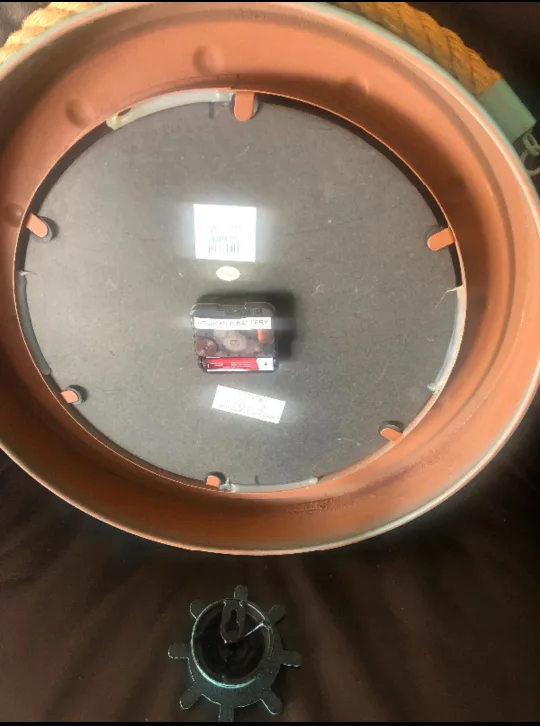 Nautical Wall Clock with Rope Hanger image indicator(2)