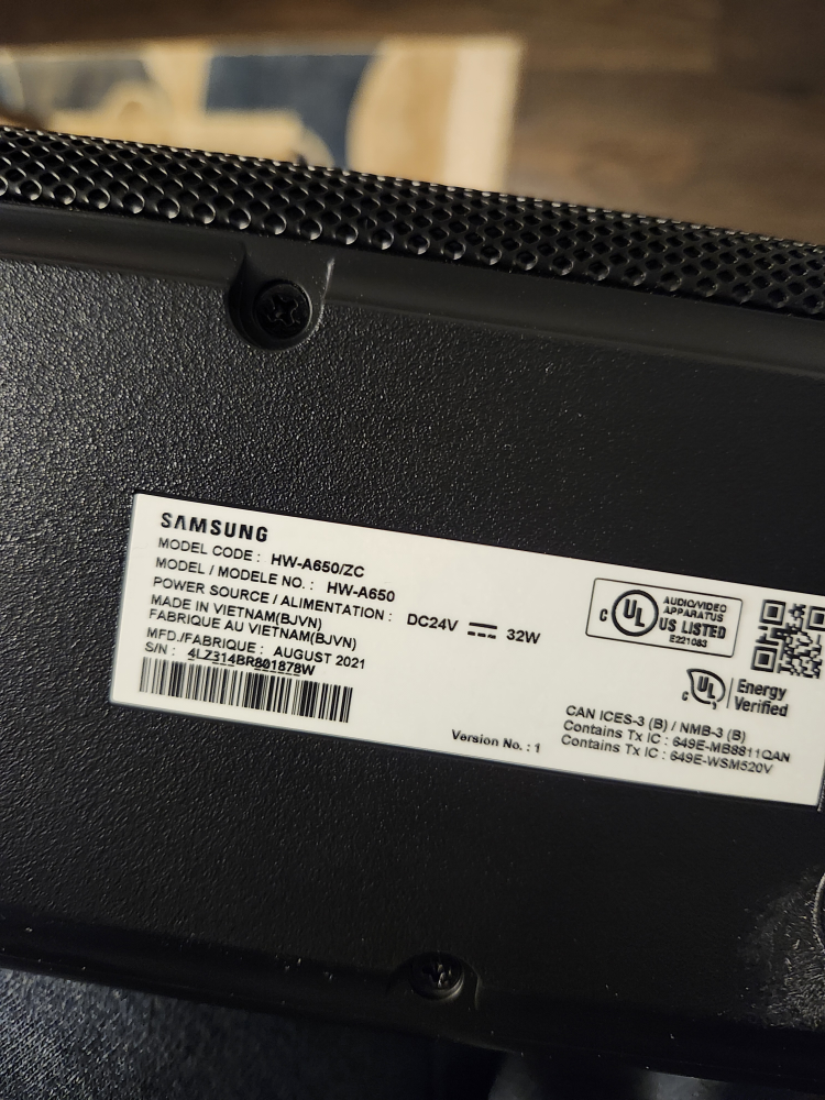 Samsung HW-A650 Soundbar with Wireless Subwoofer - photo 4
