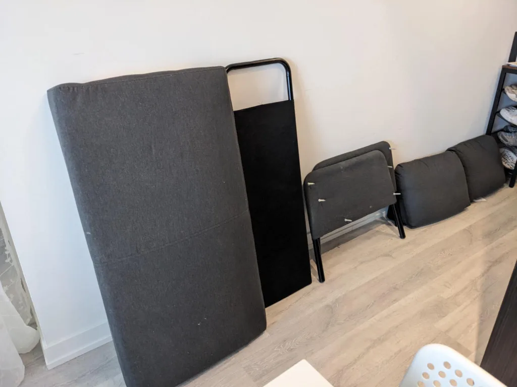 IKEA Dark Grey Two-Seater Sofa image indicator(6)