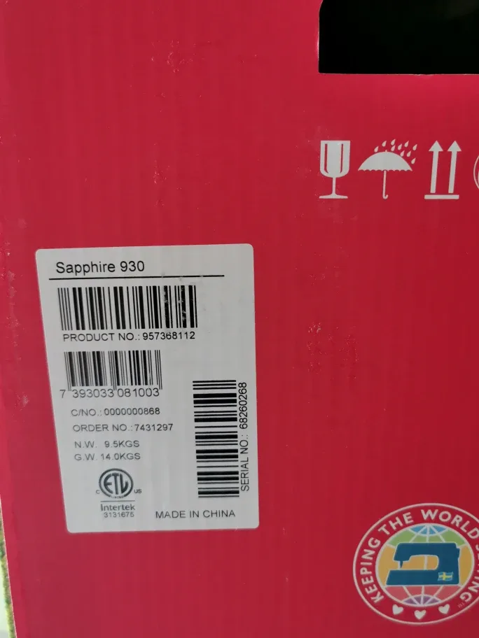 Husqvarna Viking Sapphire 930 Sewing Machine image indicator(5)