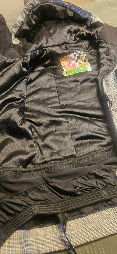 Burton Women's Size Medium Gray Plaid Snowboarding Jacket - photo 5