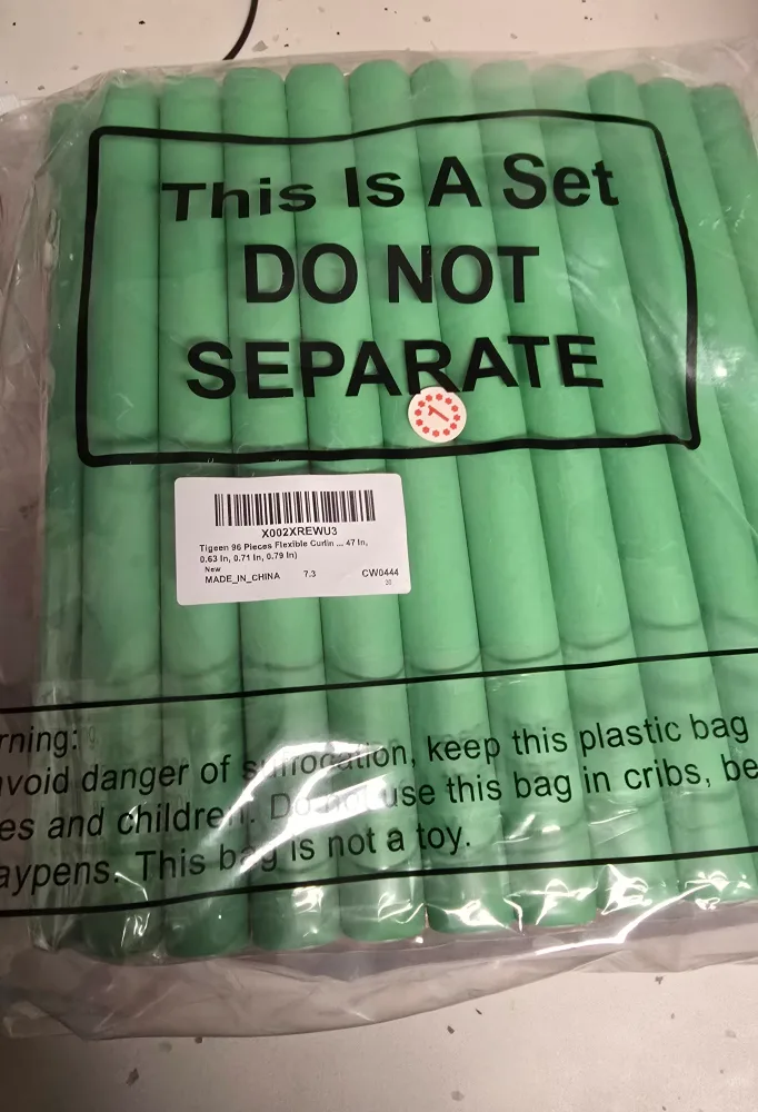 HAIR ROLLERS ☆  FLEXIBLE FOAM 🥕 #FREECYCLE 💚🌏🌳 image indicator(2)