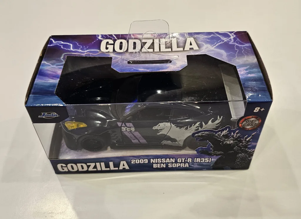 Jada Toys Godzilla 2009 Nissan GT-R (R35) Ben Sopra Die-Cast Car image indicator(3)