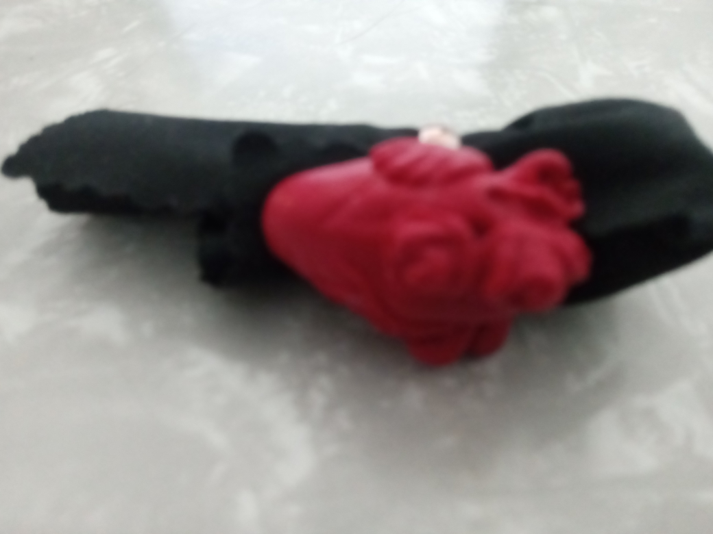 Bright red Heart Ring - photo 2