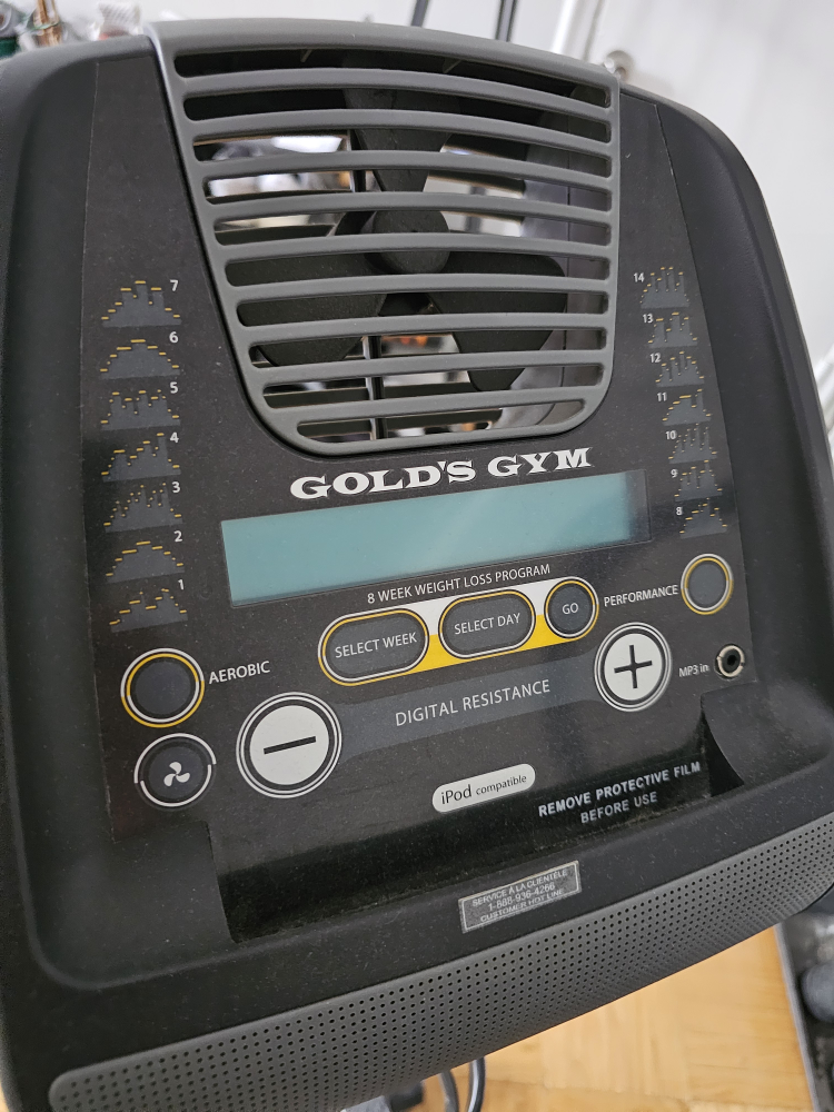 Gold's Gym 200e Upright Exercise Bike - photo 4