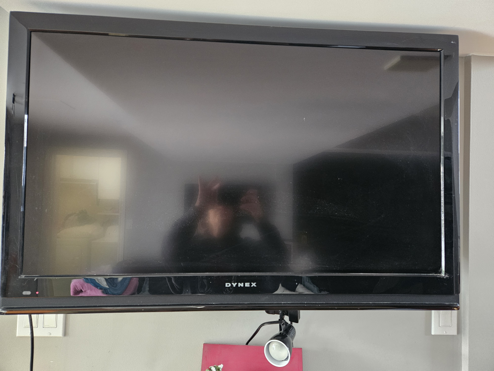 DYNEX Flat Screen TV - Wall Mounted