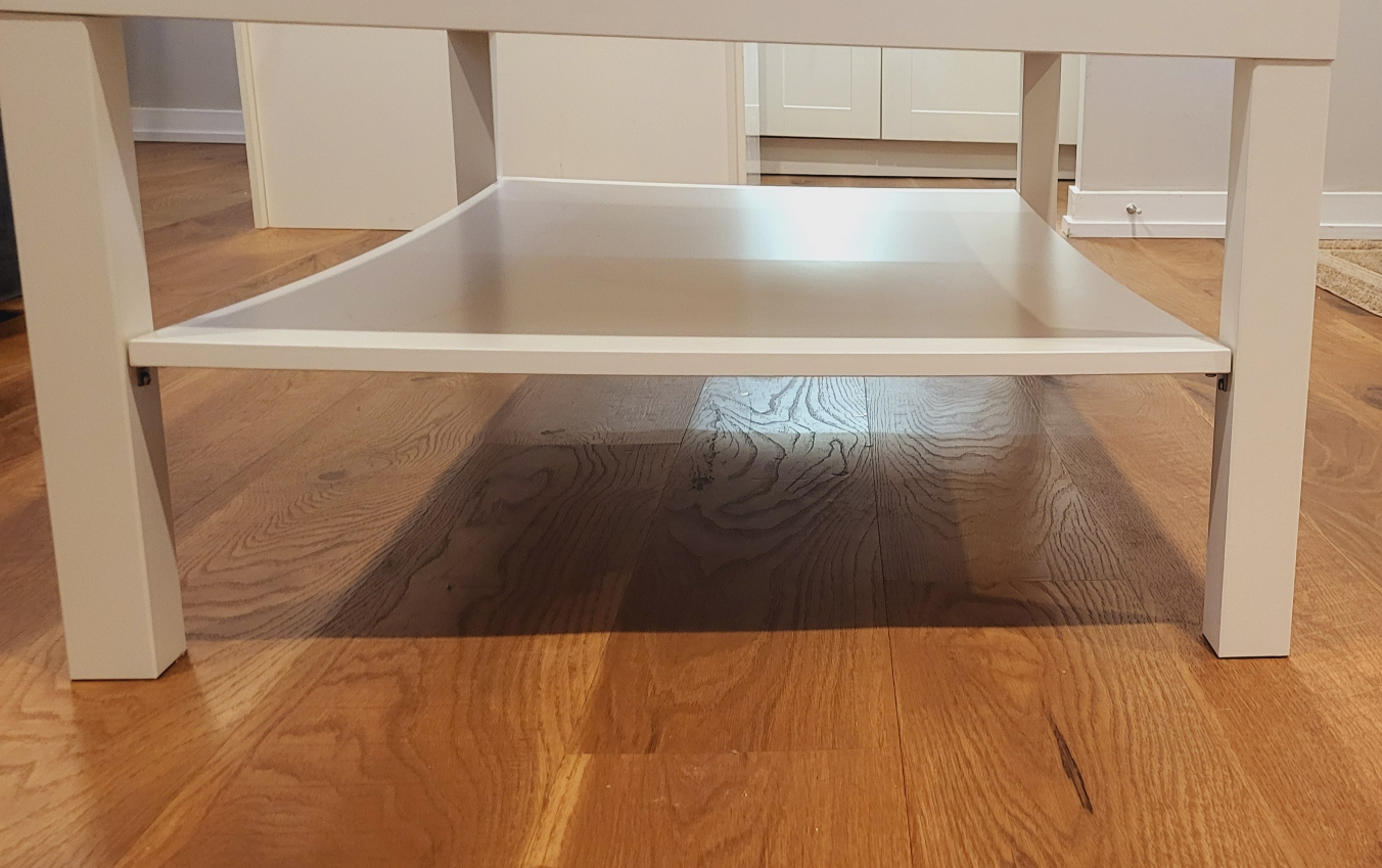 Ikea Lack coffee Table White with shelf - photo 4