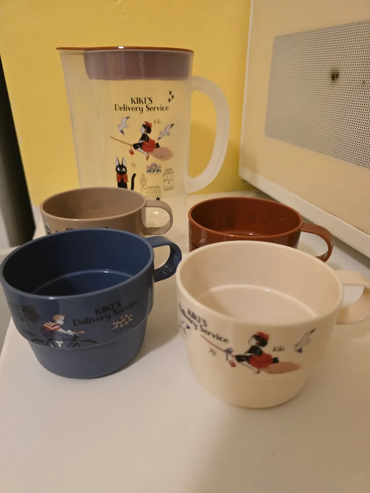 Studio Ghibli Kiki's Delivery Service Pitcher and Cups Set image indicator(2)