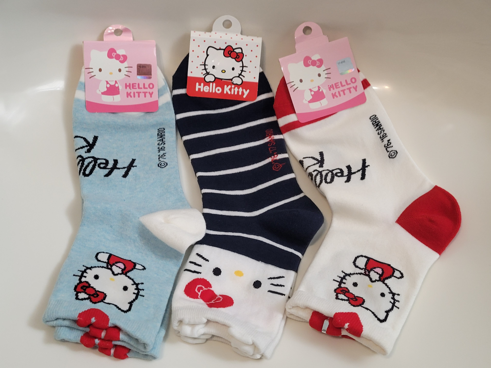 Hello Kitty Socks - 3 Pack