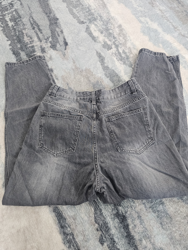 Women's Dark Grey Mom Jeans - photo 2