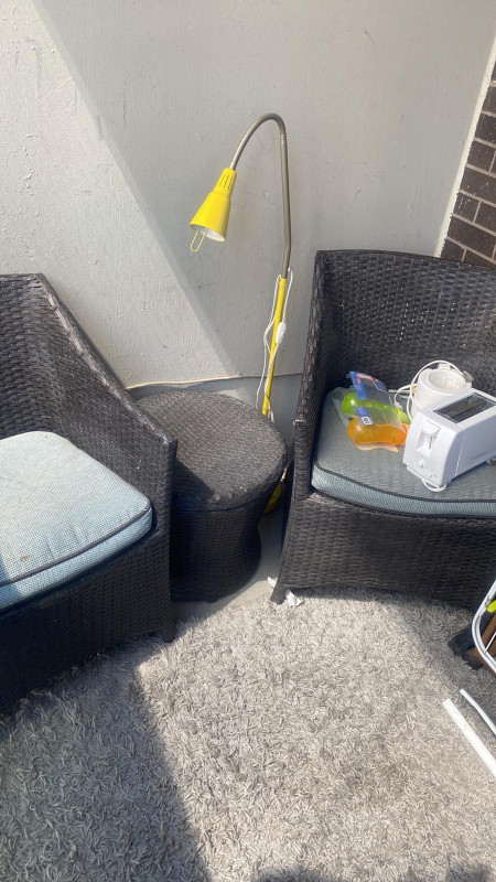 Livingstone Outdoor 3-Piece Patio Furniture Set - photo 2