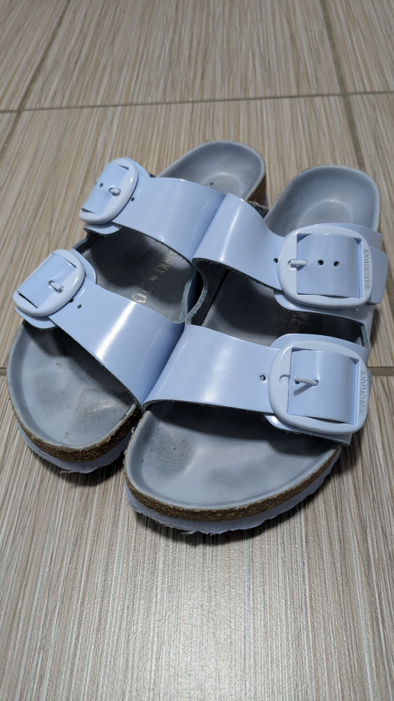 Birkenstock Arizona Sandals - Light Blue - Women's Size 38