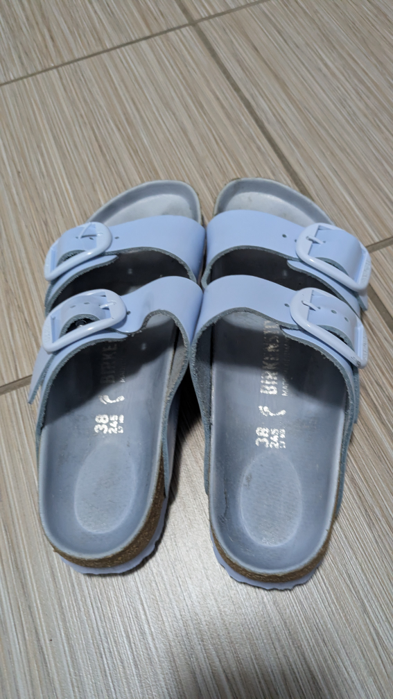 Birkenstock Arizona Sandals - Light Blue - Women's Size 38 - photo 2