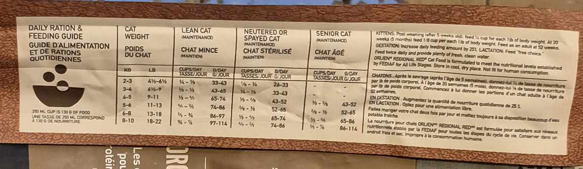Orijen Regional Red Cat Food - 5.4kg Bag - photo 3