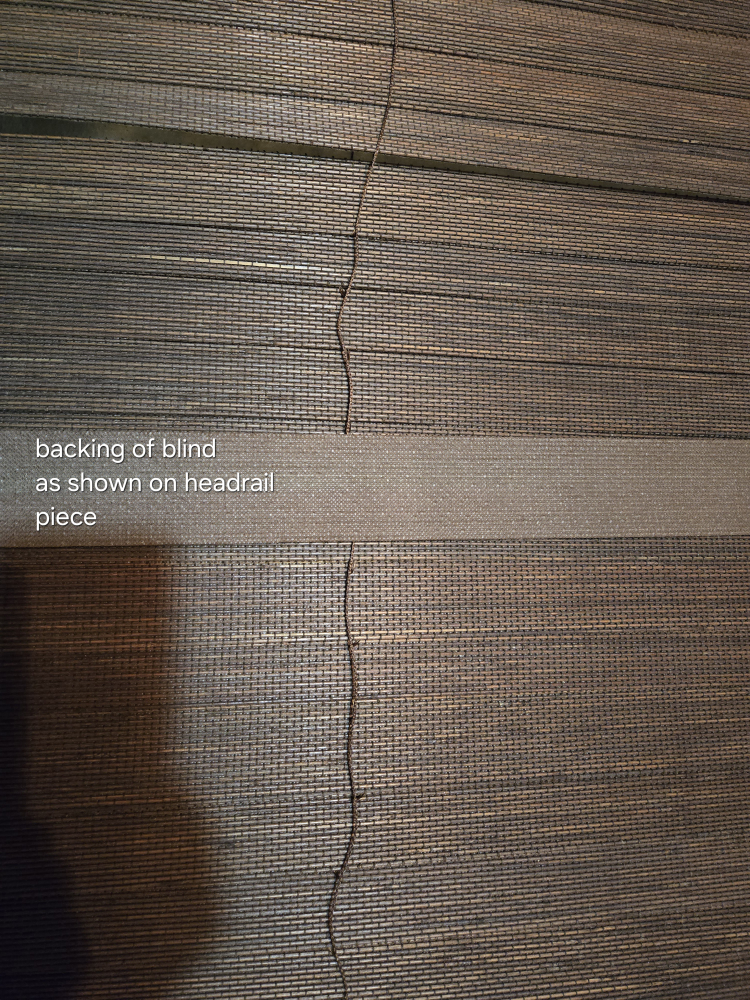 Dark Brown Bamboo Blinds 59.5"W x 68"L - photo 3