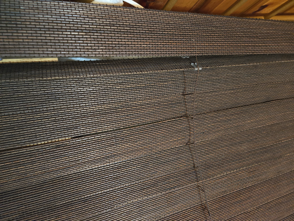 Dark Brown Bamboo Blinds 59.5"W x 68"L - photo 4