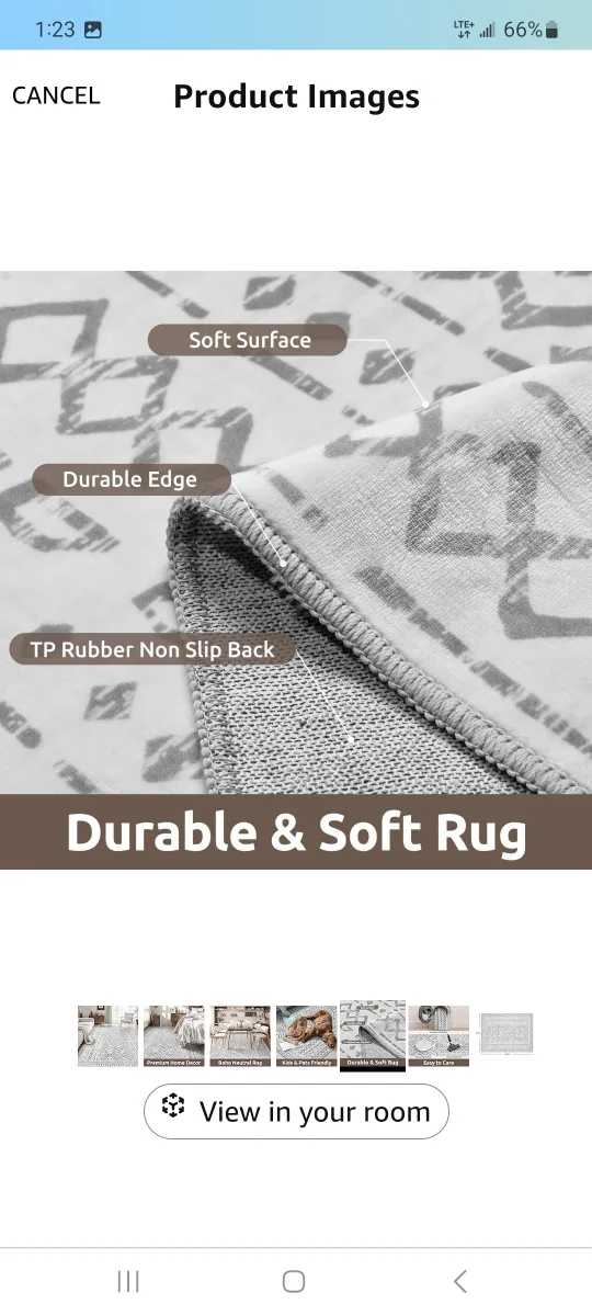 Durable & Soft 8x10 ft Area Rug new image indicator(2)