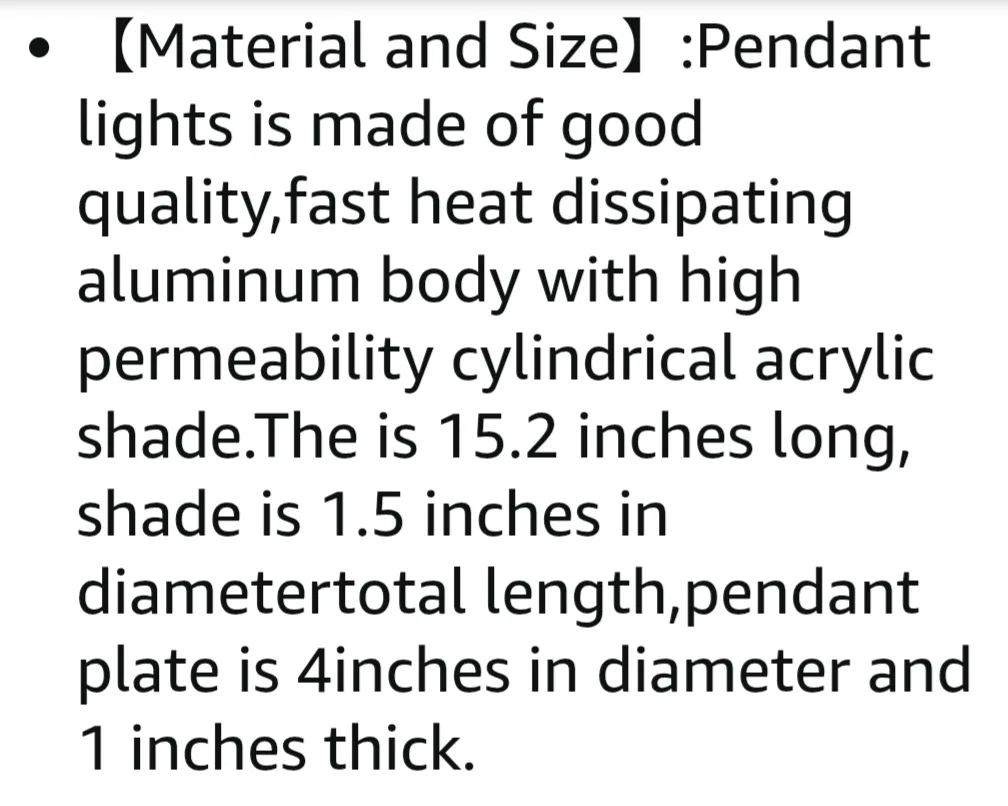 Modern, Quality Cylinder LED PENDANT LIGHT FIXTURE image indicator(7)