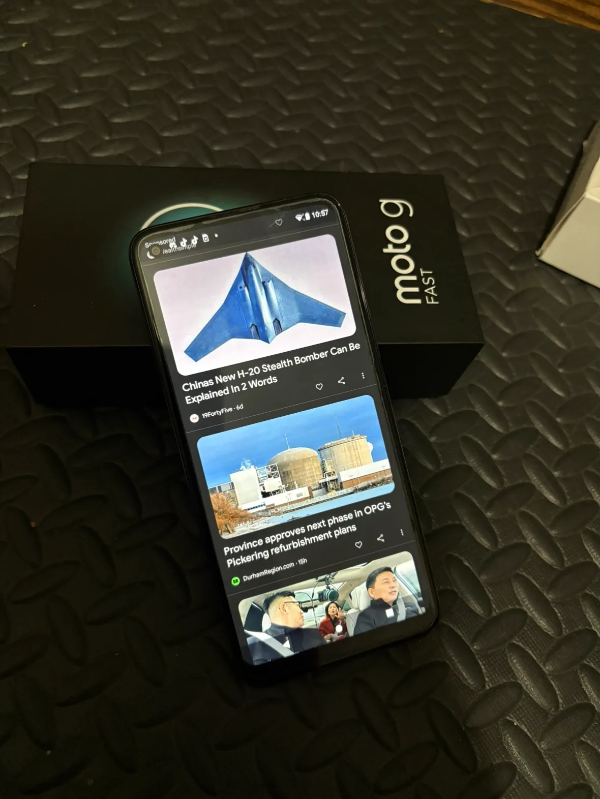 Motorola Moto G Fast - White - 32GB image indicator(5)