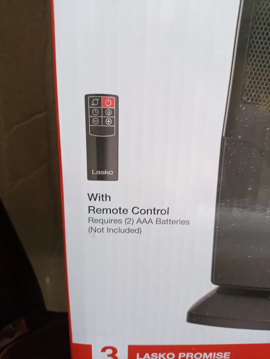 Lasko Oscillating Ceramic Heater with Remote image indicator(2)