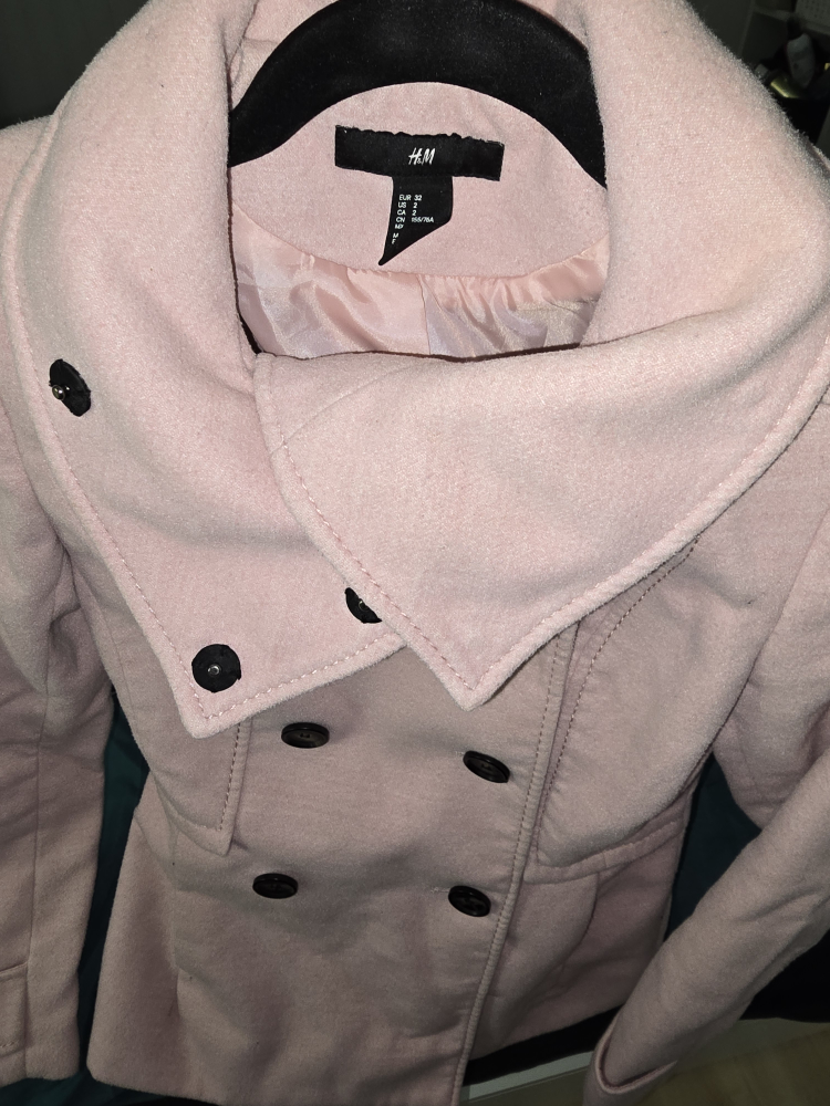 H&M Pink Peacoat - Size 2 - photo 4
