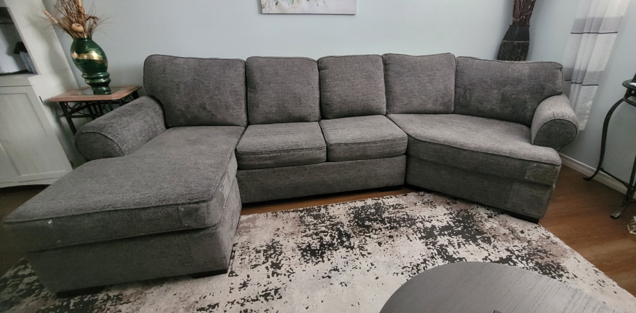 Loretto Cuddle Sectional - Grey - photo 2