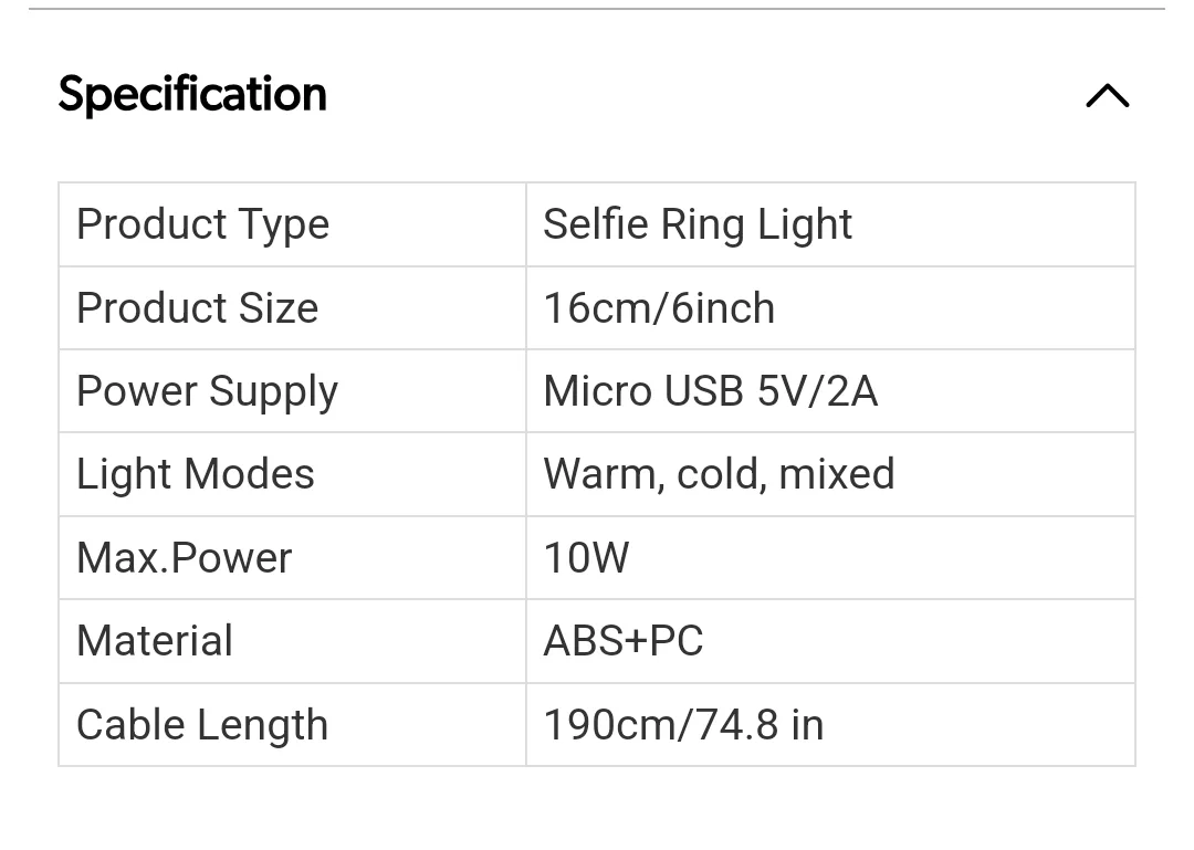 Brand New " Clip-on Selfie Light LED $15 image indicator(8)