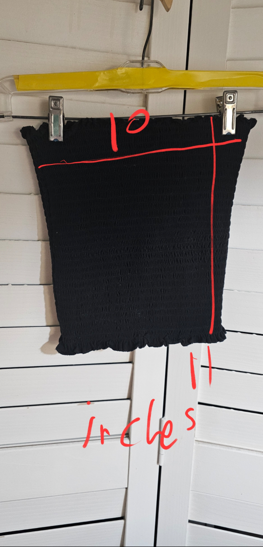 H&M Black Tube Top - Size XS🏈🏟️ 🏆 - photo 3