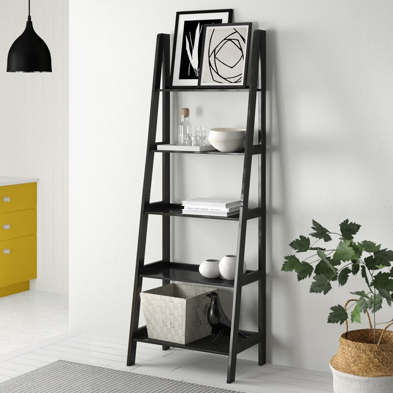 Black Ladder Bookcase