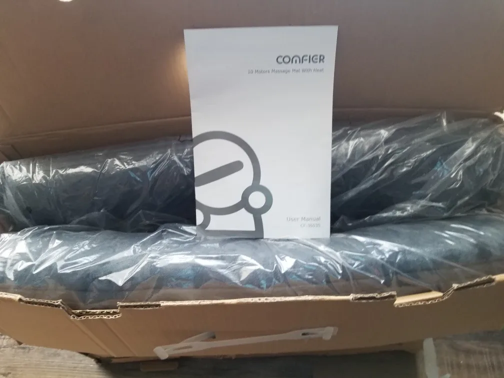 Brand New Comfier Massage Mat w/ Heat 10 Vibration image indicator(3)