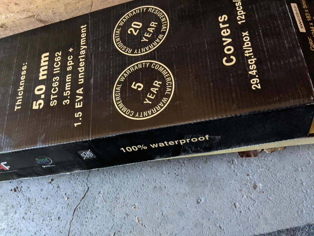 Mamba Forever Luxury Vinyl Plank Flooring - Grey Oak image indicator(2)