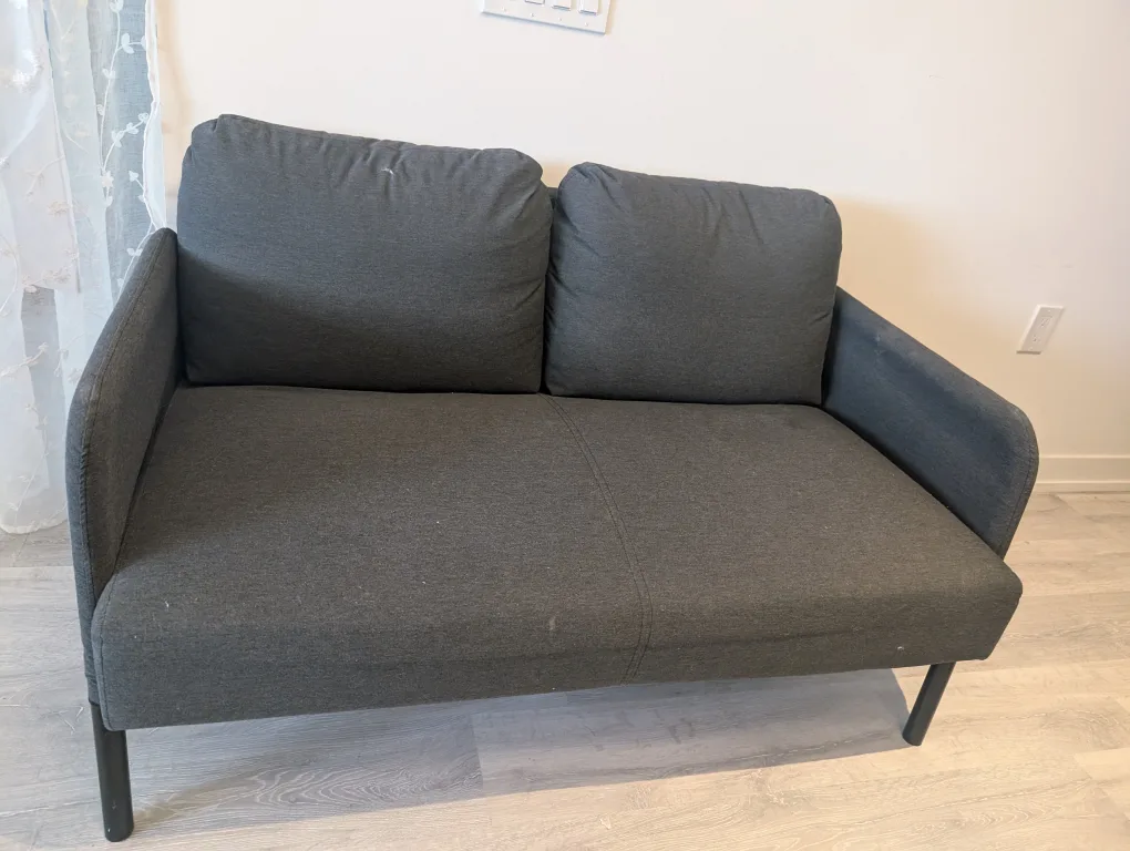 IKEA Dark Grey Two-Seater Sofa image indicator(3)
