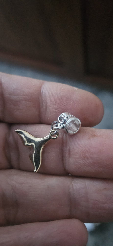 Cute Mermaid Tail Charm  pendant for Bracelets or Necklaces - photo 4
