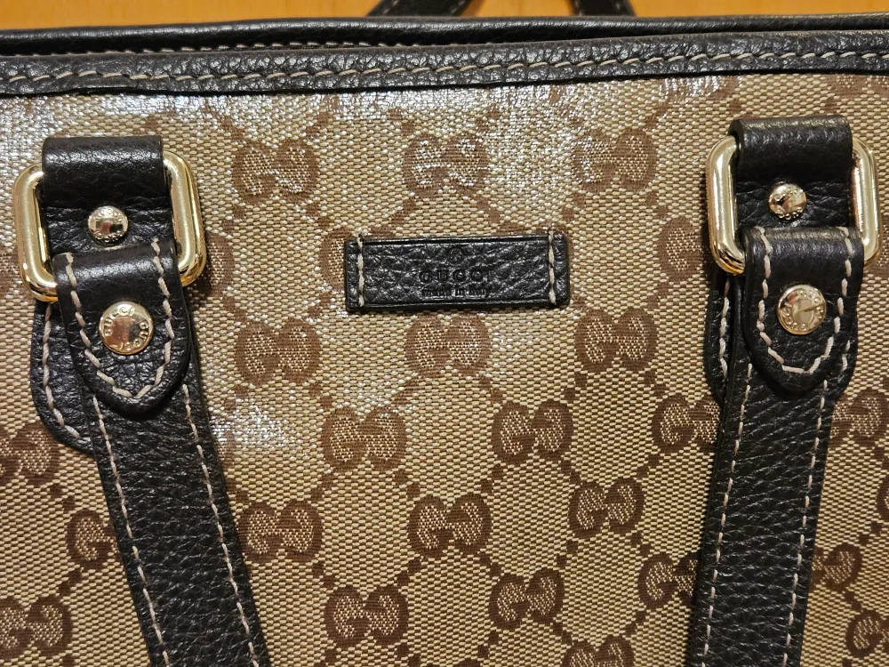 Authentic Gucci GG Canvas Tote Bag image indicator(2)