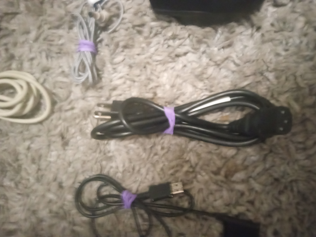 Bulk Lot of Cables, Chargers, and Mouse - photo 3