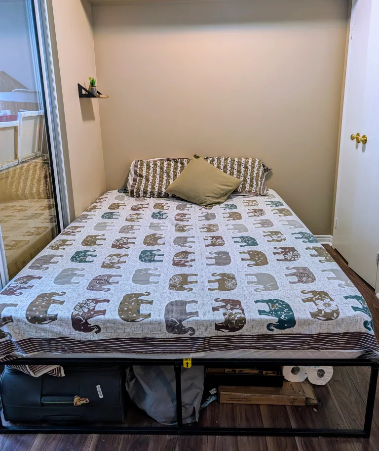 ❗MOVEOUT SALE❗Queen Metal Bed Frame with Storage image indicator(3)