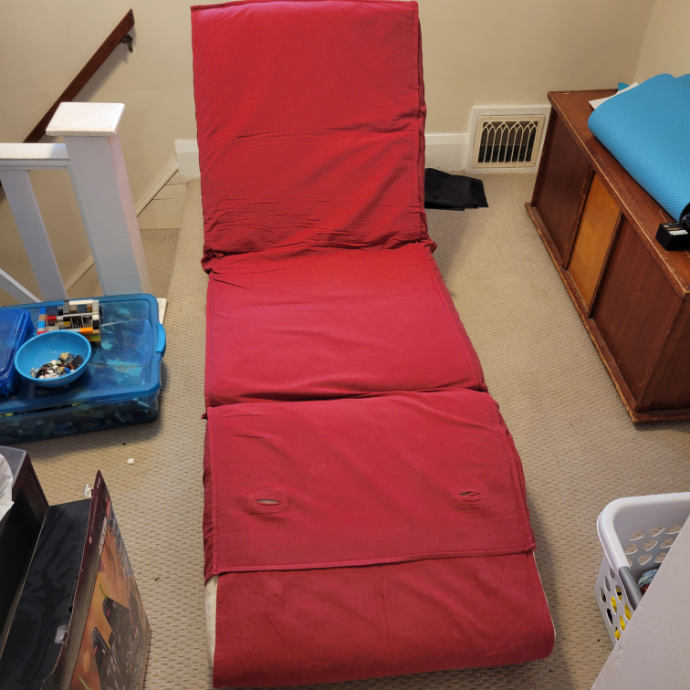 wood futon chair