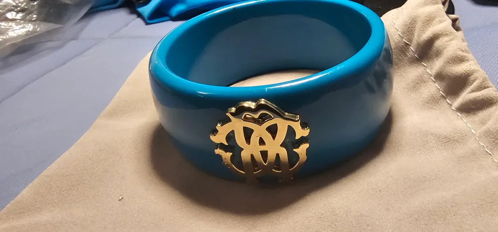 Roberto Cavalli Blue Bangle Bracelet image indicator(3)