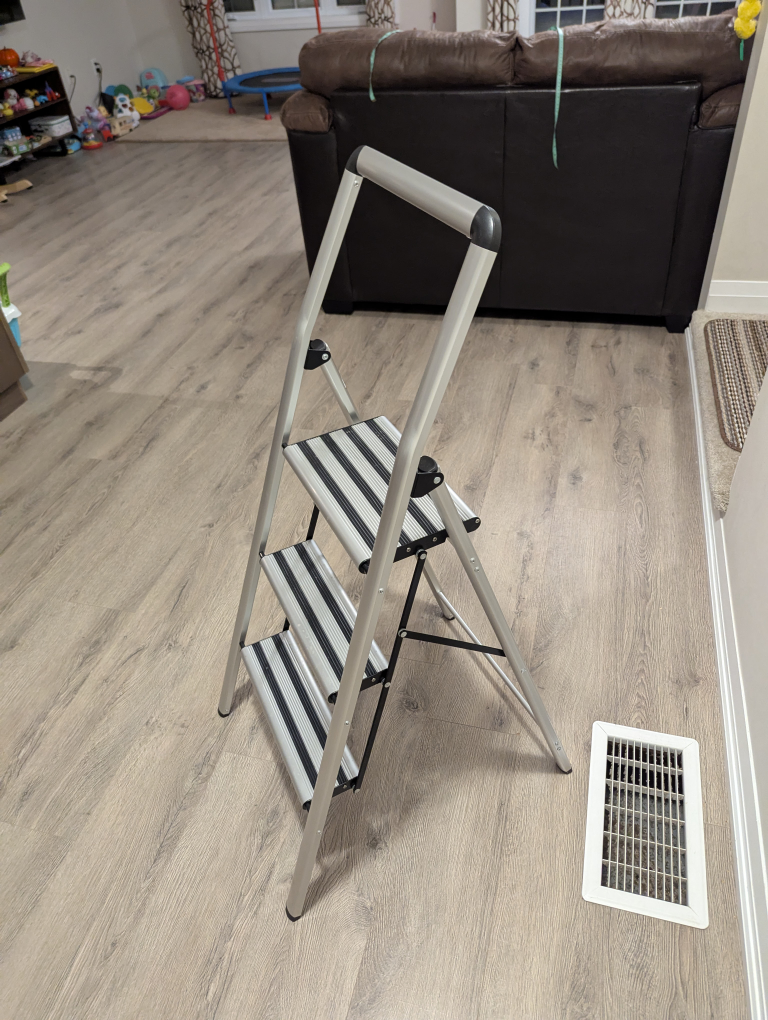 Three-Step Aluminium Step Stool, Ladder
